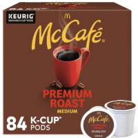 McCafe Premium Roast Coffee, Single Serve Keurig K-Cup Pods, Medium Roast, 84 Count