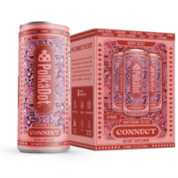 Polkadot Connect Seltzer, Berry Blast Flavor, Sparkling Beverage with Maca, Mucuna, L-Theanine, and Other Botanical Ingredients