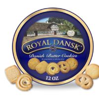 Royal Dansk Danish Butter Cookies, Premium Assorted Cookies in Gift Tin