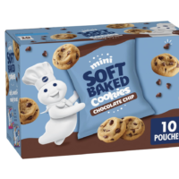 Pillsbury Mini Soft Baked Cookies, Chocolate Chip, Snack Bags, 10 Ct, 10 oz