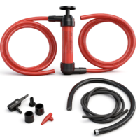 HORUSDY Multi-Use Siphon Fuel Transfer Pump Kit for Gas Oil and Liquids