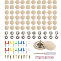 DASBET 60pcs Car Roof Headliner Repair Kit | 242 Pcs Auto Roof Snap Rivets Retainer for Interior Ceiling